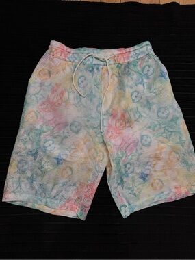 Louis Vuitton Pastel Tie-Dye Mesh Shorts